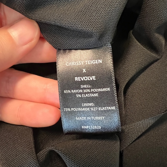 NWOT Chrissy Teigen x Revolve Luca Black Mini Dress Size XS - Picture 7 of 7